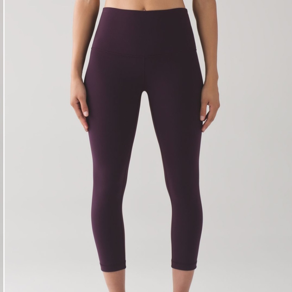 Lululemon Wunder Under Crop (High-Rise) *Full-On Luxtreme 21"
